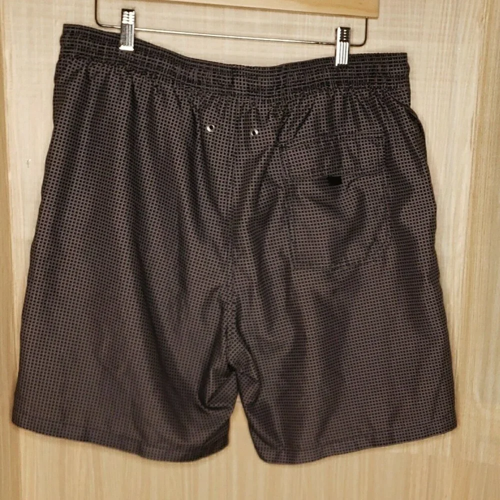 Kirkland Mens Geometric Print Swim Trunks XL